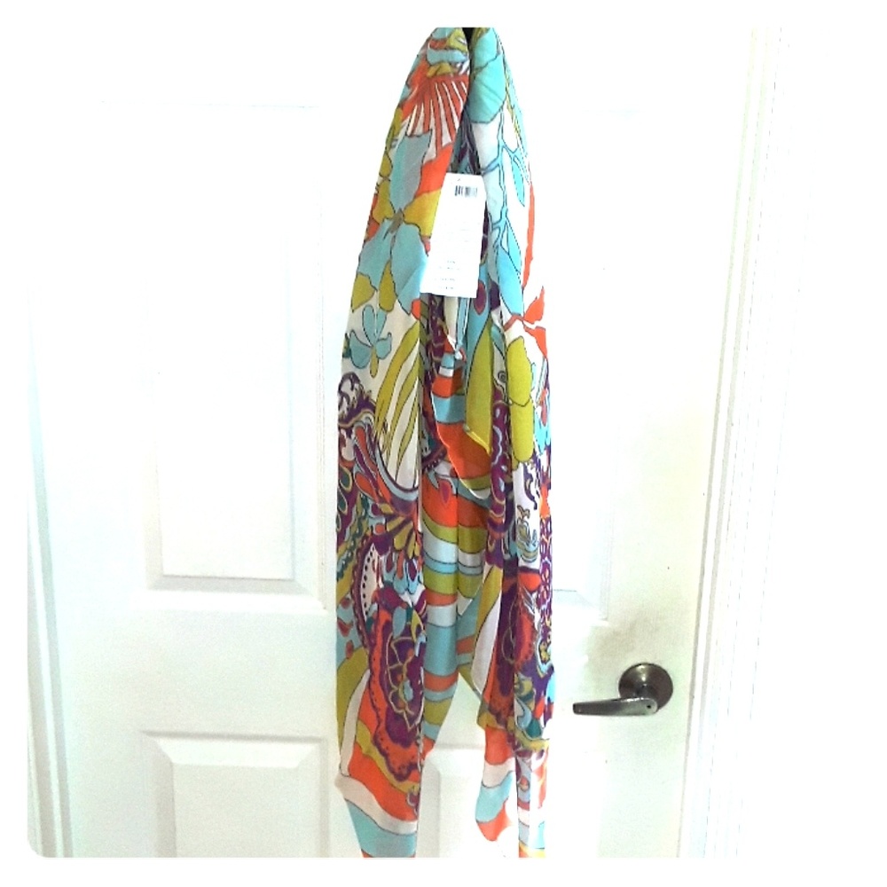 Gottex blue Beach garment Shawl/Scarf NWT